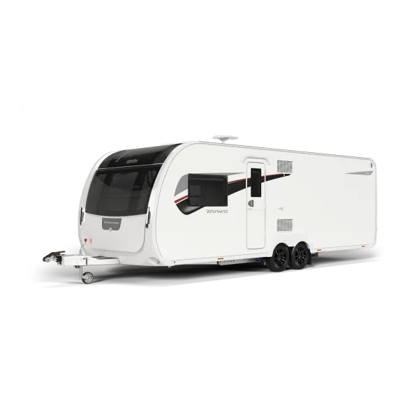 Exterior image of the Whirlwind Caravan 2026 year model by Elddis.