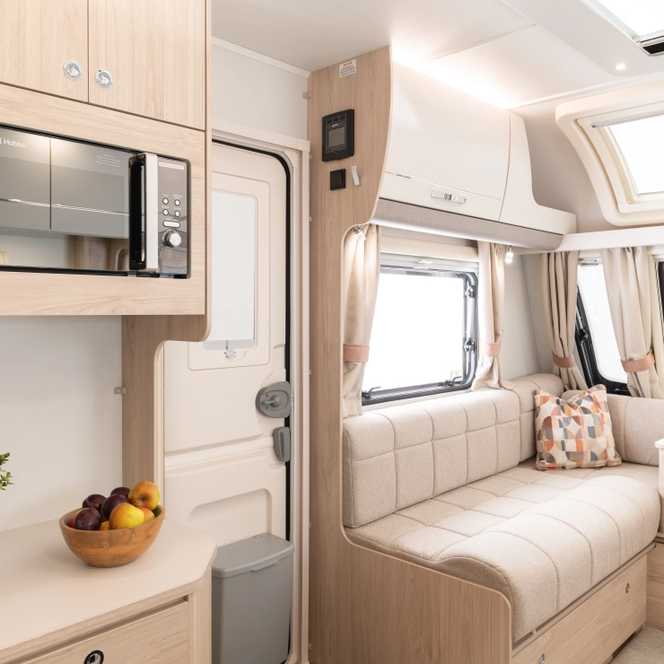 Another view of the lounge and door area of the Whirlwind 554