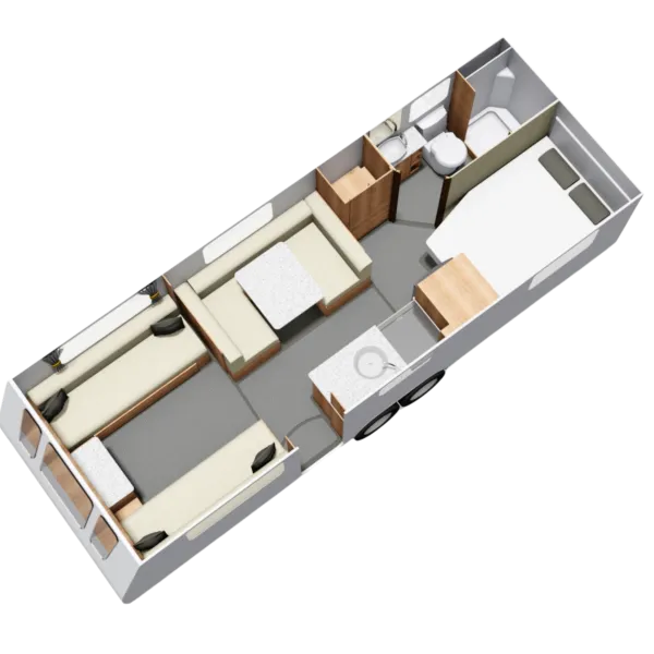 3D view of the Whirlwind 840 caravan