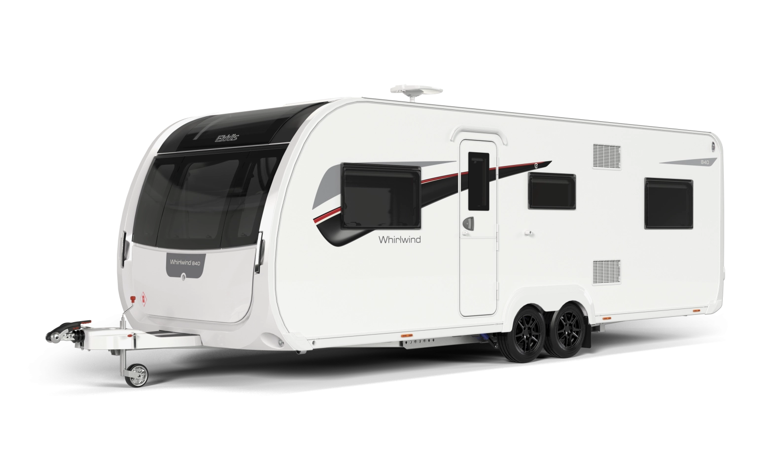 Exterior image of the Whirlwind 840 caravan.