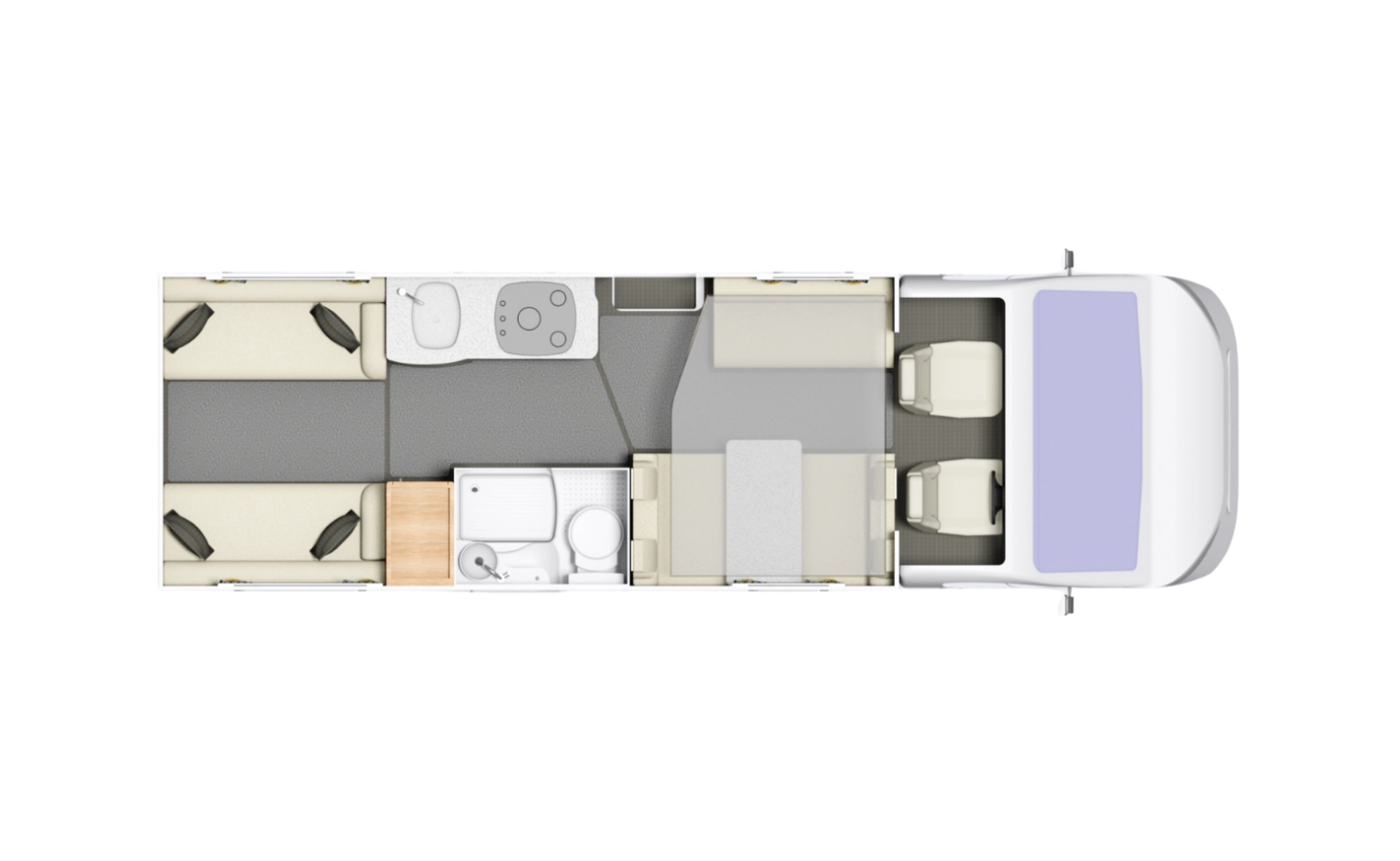 Floorplan of the Autoquest APEX 196+.