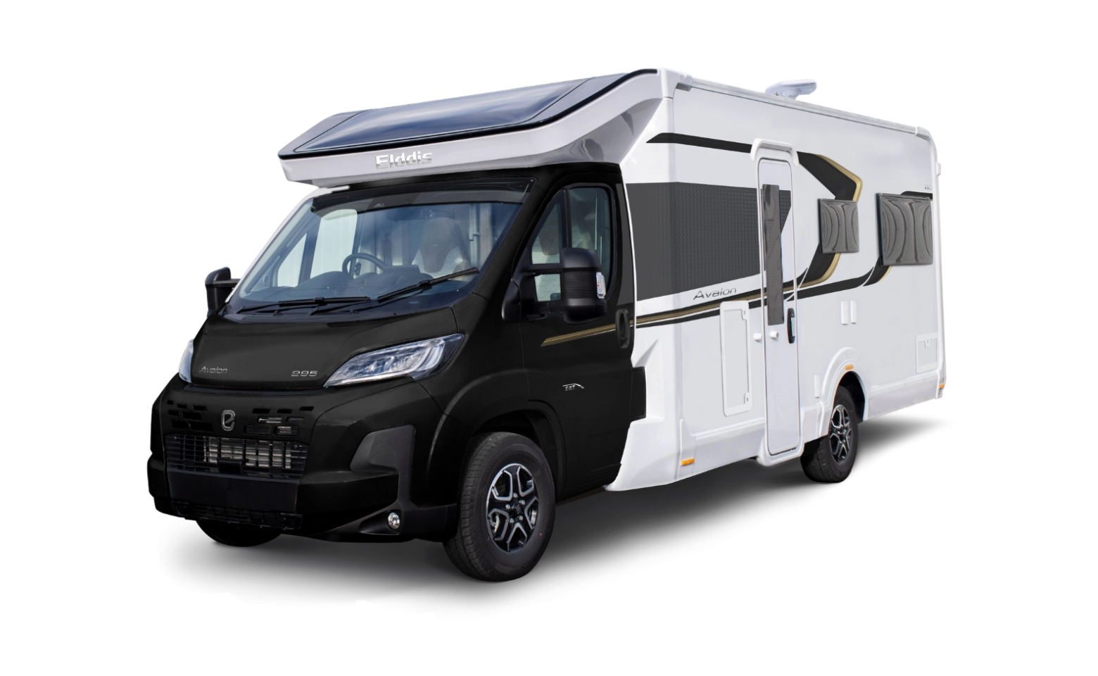 Exterior image of the Avalon Evolve 295 motorhome by Elddis.